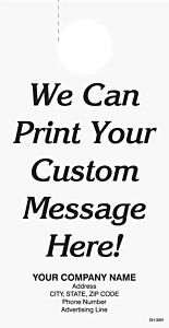 DH-3091 3 2/3 Inch x 7 Inch Door Hanger