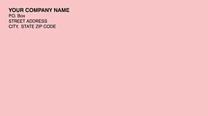 ENV-9827 No. 6 3/4 (3 5/8 x 6 1/2 inches) Pink return envelope