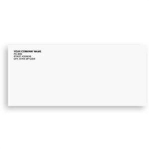 ENV-9938-B No. 10 (4 1/8 x 9 1/2 inches) White one window envelope