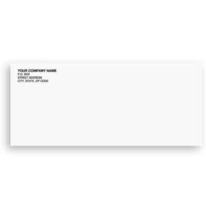 ENV-9963 No. 10 (4 1/8 x 9 1/2 inches) White mailing envelope
