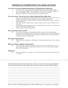 L12ALM Alarm company laser form with 3.5 inch bottom perf  (back) 